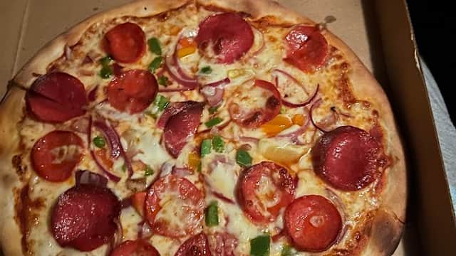 Dining at Pizza Italia in ossett