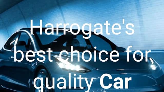 GT Service Centre sign with a sleek car in a tunnel, promoting quality car servicing and MOT in Harrogate.