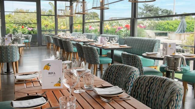 Dining at Riva Blu Italian Restaurant & Bar, Hull in hull