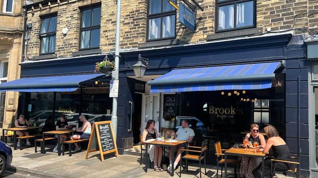 Dining at Brook's Restaurant in brighouse