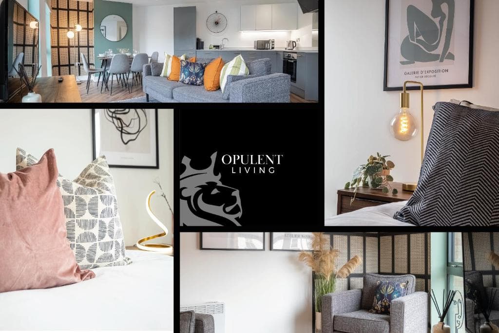 Luxe 3BR Great Central Apartment City View Near Sheffield