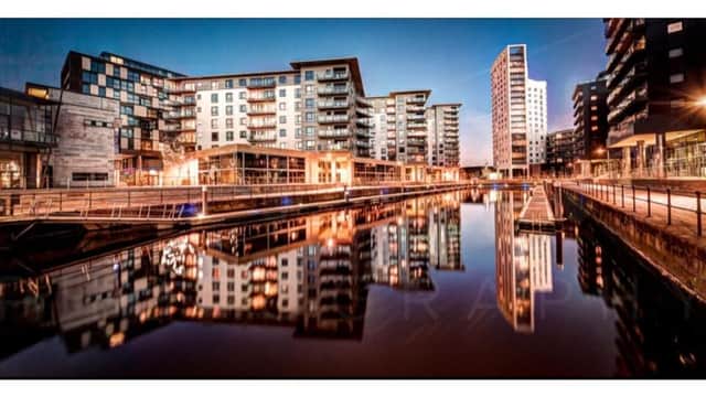 Accommodation at Modern Deluxe Leeds Dock Apartment Free Parking in leeds