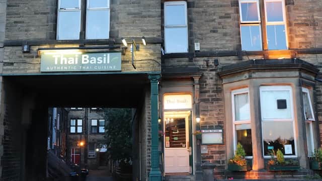 Dining at Thai Basil Skipton in skipton