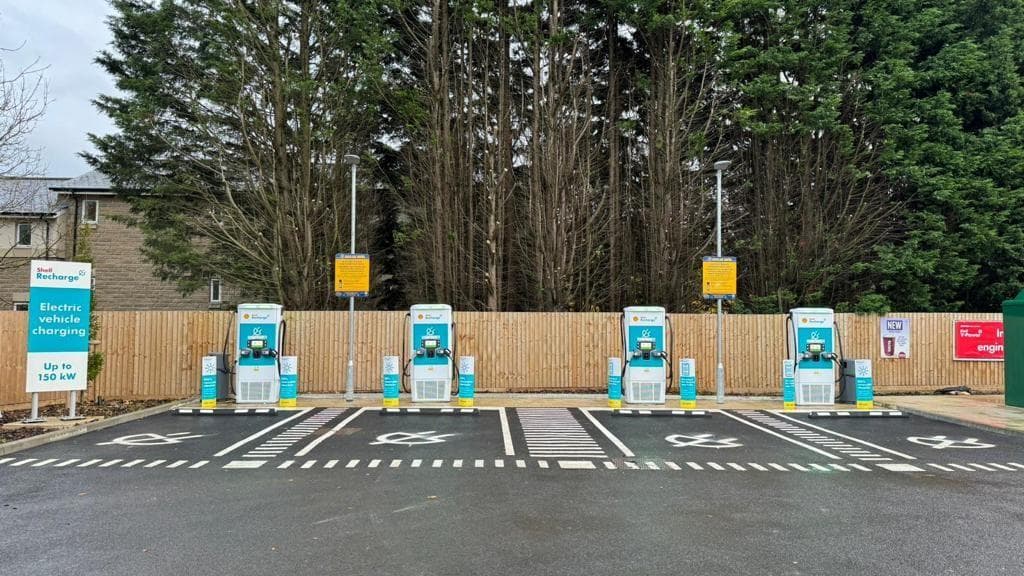 Shell Recharge Charging Station