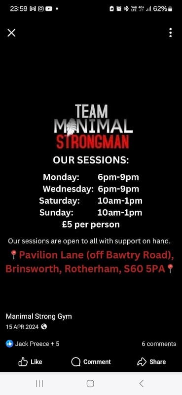 Manimal strongman gym