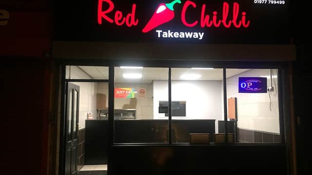 Dining at Red Chilli Takeaway in featherstone