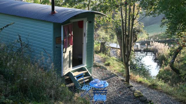 Shepherds Hut Holidays - Campsite in glasshouses north yorkshire