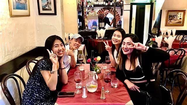 Dining at Piccolo's in sheffield