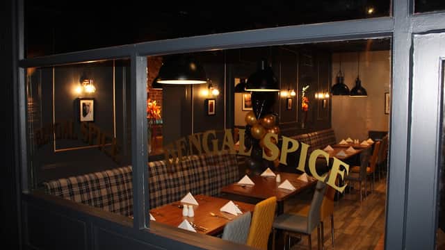 Dining at Bengal Spice in holme valley