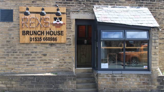 Dining at Rex's Brunch House in keighley