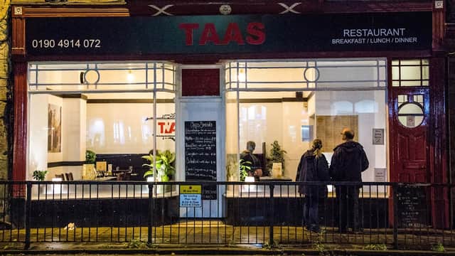 Dining at Taas Restaurant in york