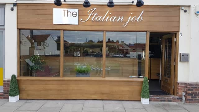Dining at The Italian Job in market weighton