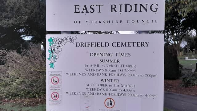 Driffield Cemetery - Cemeteries in great driffield