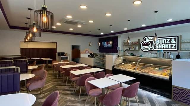 Dining at Bunz & Shakez in garforth