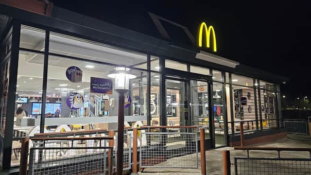 Dining at McDonald's in thornaby