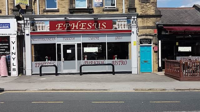 Dining at Ephesus Restaurant in farsley