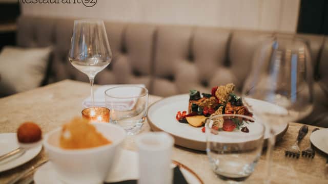 Dining at Restaurant 92 in harrogate