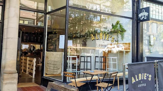 Cafe Albie's Coffee in sheffield