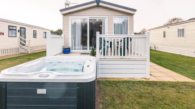 Accommodation at Cedar Lodge With Hot Tub in pocklington