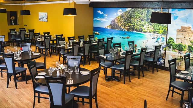 Dining at Olympus Greek Food in hull