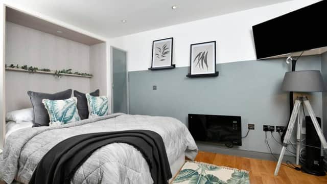 Accommodation at Modern studio apartment in Leeds City Centre (LS1) in leeds