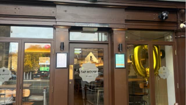 Dining at Tap House Bar & Bistro in holme valley