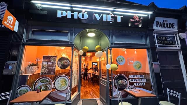 Dining at Phở Việt Restaurant in leeds