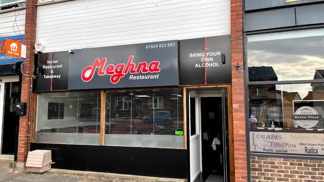 Dining at Meghna in wakefield