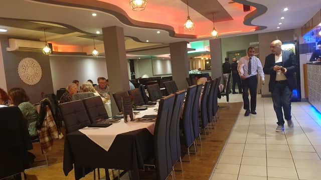 Dining at Balti Palace Wombwell in wombwell