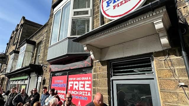 Dining at Pizza Pizza in harrogate