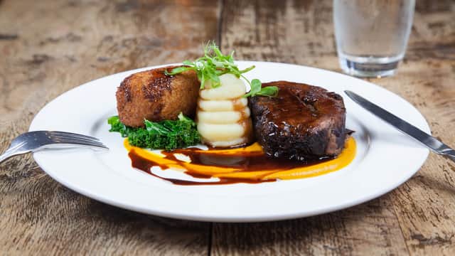 Dining at Restaurant @ Black Horse Inn in kirkby fleetham