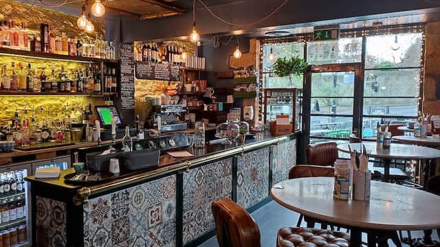 Dining at Two Sisters Bar & Kitchen in skipton