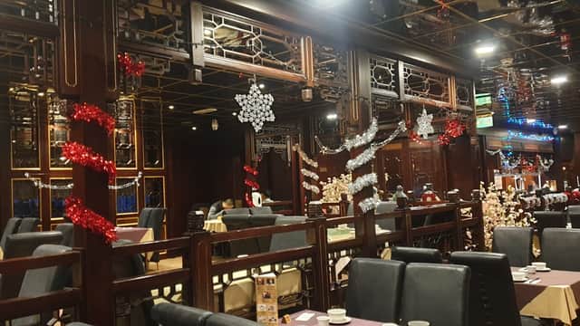 Dining at Oriental City in leeds