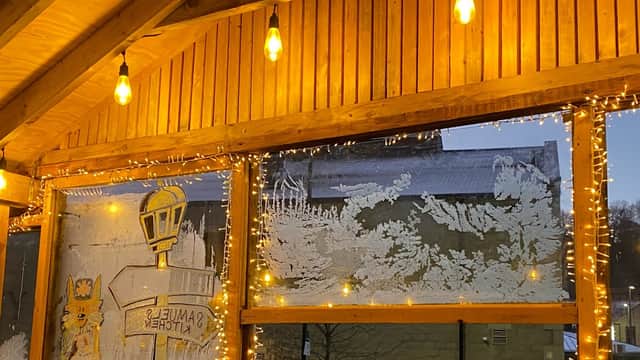 Dining at Samuel's Kitchen in bolsterstone ewden village