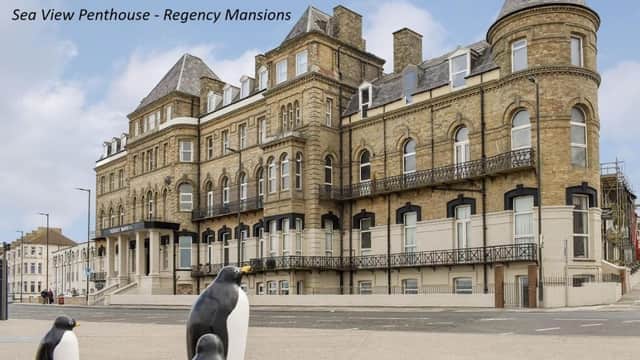 Accommodation at Cygnets Holiday Cottages - Sea View Penthouse | The Regency Mansions - Redcar Cleveland & North Yorkshire, United Kingdom in redcar