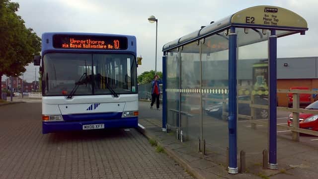 Bus Stop at Manor Top Interchange/Hurlfield Road E2 - Bus Stops in manor