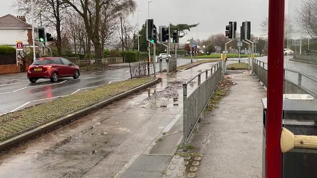 Bus Stop at Scott Hall Stainbeck Lane - Bus Stops in chapel allerton