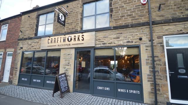 Food & drink at Craftworks Micropub in eckington