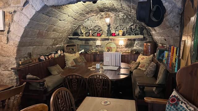Dining at Staff Of Life Inn in todmorden