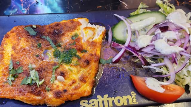 Dining at Saffron Desi in shipley