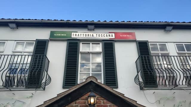Dining at Trattoria Toscana in doncaster