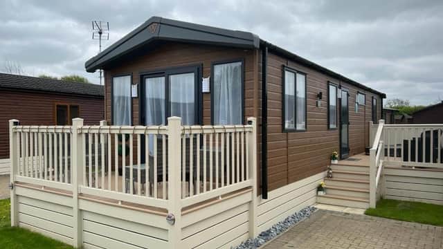 Accommodation at Lazy Bunny Lodge with Hot Tub in malton