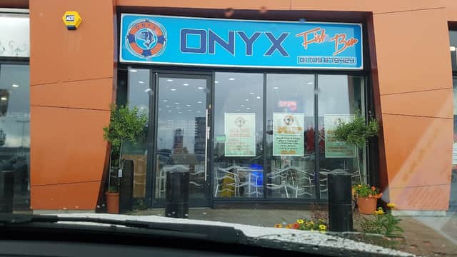 Dining at Onyx Fish Bar and Grill in wath upon dearne
