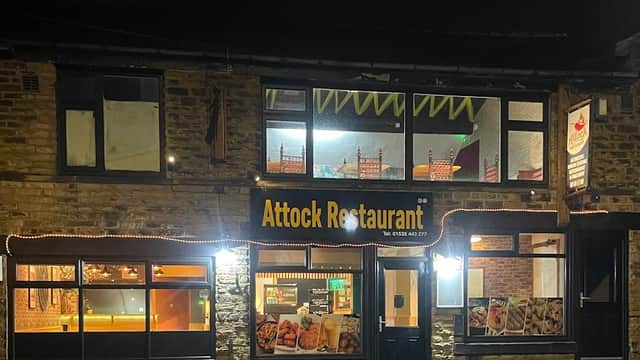 Dining at Attock Restaurant in keighley