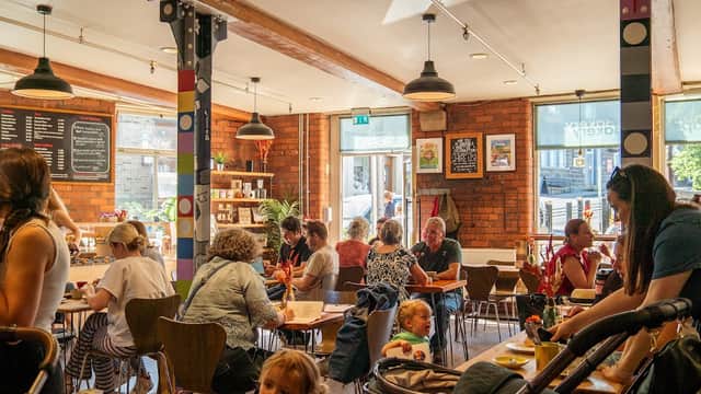 Dining at The Mill Kitchen & Bakery in farsley