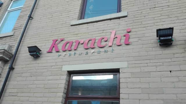 Dining at Karachi Restaurant in bradford