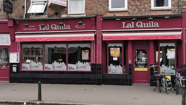 Dining at Lal Quila in york