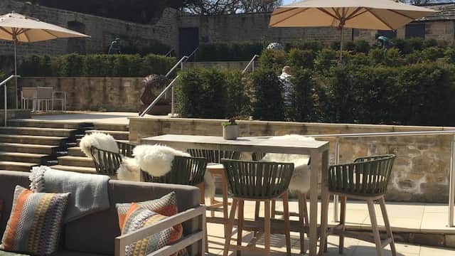 Dining at The Terrace Restaurant in masham