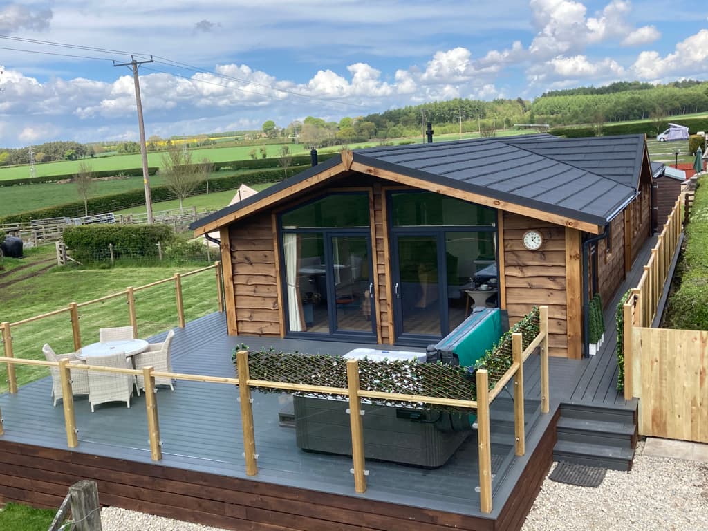 Dalby Forest luxury lodge
