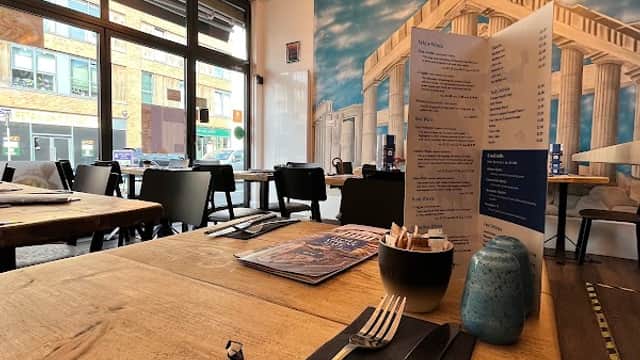 Dining at Little Athens Café in leeds